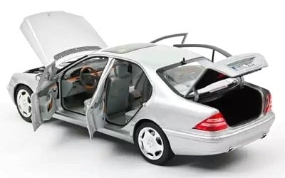 MERCEDES-BENZ S600 1998 SILVER - Photo 1