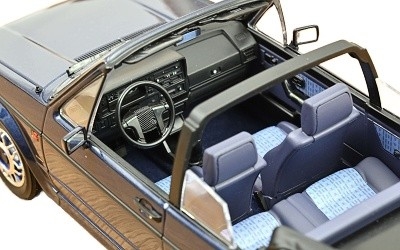 Volkswagen Golf cabrio Quartett 1992 Inca blue - Photo 2