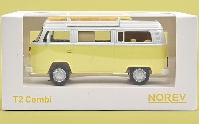 Volkswagen T2b Combi Camper 1973 Pastel Yellow Jet-car - Photo 2