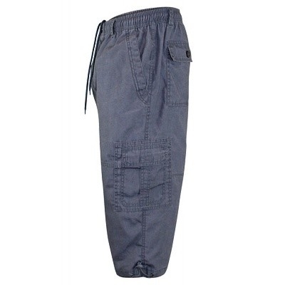 Pánské 3/4 kraťasy šedé  3XL - 6XL  KS14806G - Photo 2