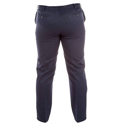 Pnsk spoleensk kalhoty tmav modr na gumu v pase XL - 6XL - Photo 1