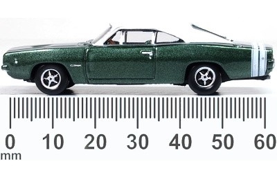 Dodge Charger 1968 Racing Greenand / White - Photo 3