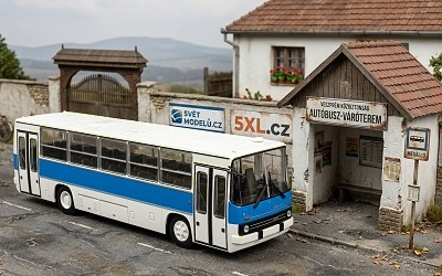 Autobus IKARUS 260.51 1975 blue / white - Photo 1 Autobus IKARUS 260.51 1975 blue / white - Photo 1