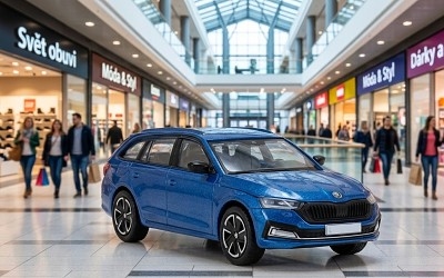 Škoda Octavia IV combi 2019 blue - Photo 1