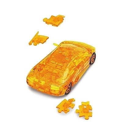 PUZZLE FUN 3D 57061 LAMBORGHINI MURCIELAGO YELLOW TRANSPARENT - Photo 2