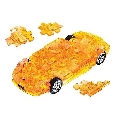 PUZZLE FUN 3D 57061 LAMBORGHINI MURCIELAGO YELLOW TRANSPARENT - Photo 3