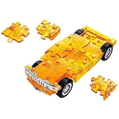 PUZZLE FUN 3D 57101 HUMMER H2 YELLOW TRANSPARENT - Photo 3