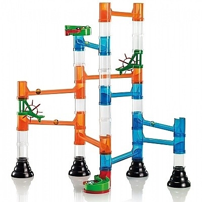 KULIČKOVÁ DRÁHA QUERCETI MIGOGA MARBLE RUN TRANSPARENT BASIC 45 PCS. - Photo 2