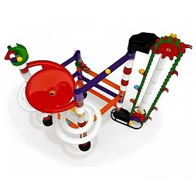 KULIČKOVÁ DRÁHA QUERCETTI MIGOGA MARBLE RUN ELEVATOR 150 PCS. - Photo 2