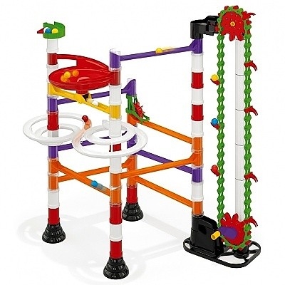 KULIČKOVÁ DRÁHA QUERCETTI MIGOGA MARBLE RUN ELEVATOR 150 PCS. - Photo 4