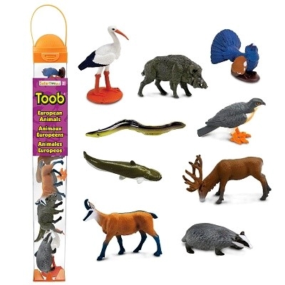 SAFARI 102488 TUBA EVROPSKÁ ZVÍŘATA 9 MINIFIGUREK - Photo 1