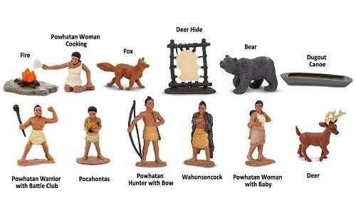 SAFARI 680304 TUBA INDIÁNI POWHATAN 12 MINIFIGUREK - Photo 1