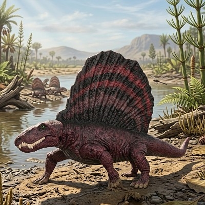 SCHLEICH 15052 Dimetrodon - Photo 1