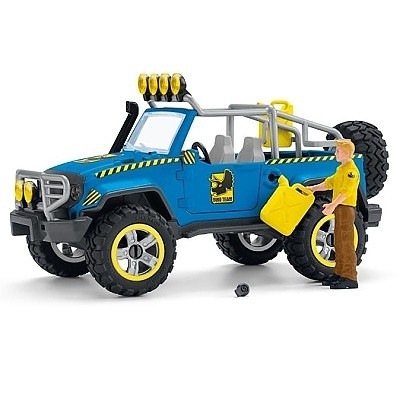 SCHLEICH 41464 TERÉNNÍ VŮZ S VÝBĚHEM PRO DINOSAURA - Photo 3