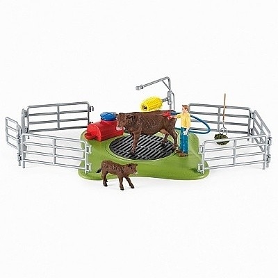SCHLEICH 42529 MYCÍ KOUT PRO DOBYTEK - Photo 1