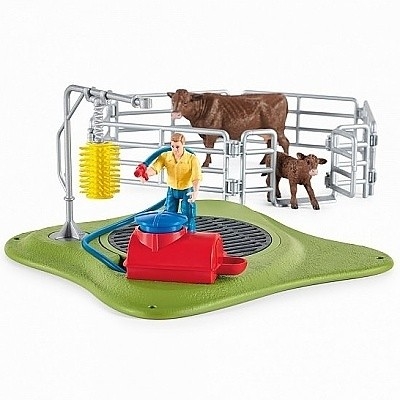 SCHLEICH 42529 MYCÍ KOUT PRO DOBYTEK - Photo 2