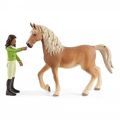 SCHLEICH 42542 SARAH S POHYBLIVMI KLOUBY NA KONI - Photo 1