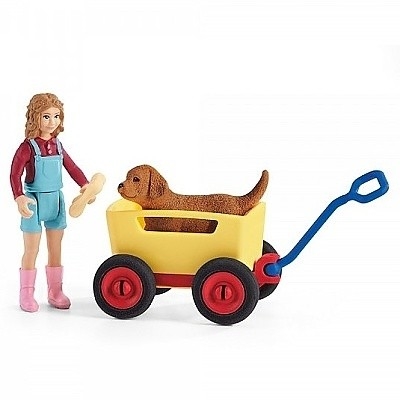 SCHLEICH 42543 SARAH VÝLET S RUČNÍM VOZÍKEM - Photo 1