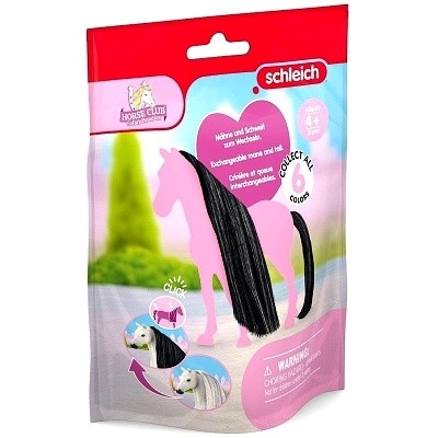 SCHLEICH 42649 ČERNÉ DOPLŇKY NA HŘÍVU A OCAS - Photo 1