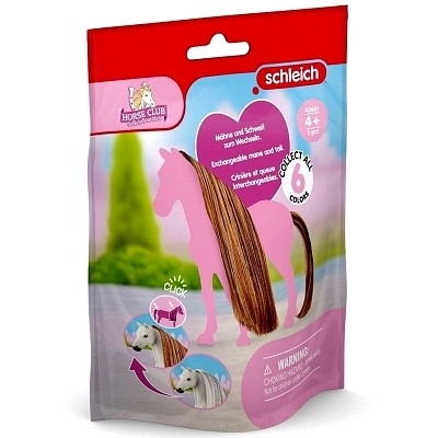 SCHLEICH 42651 HNĚDÉ DOPLŇKY NA HŘÍVU A OCAS - Photo 1