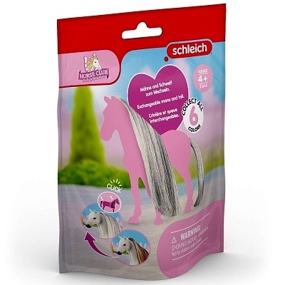 SCHLEICH 42652 ŠEDÉ DOPLŇKY NA HŘÍVU A OCAS - Photo 1