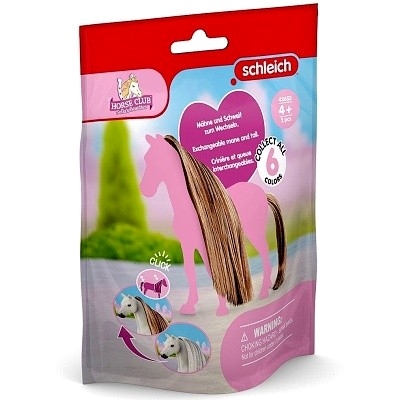SCHLEICH 42653 HNĚDOZLATÉ DOPLŇKY NA HŘÍVU A OCAS - Photo 1