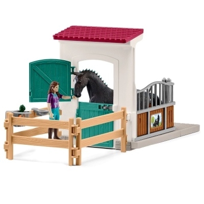 SCHLEICH 42710 BOX PRO KONĚ HANNAH A CAYENNE - Photo 2