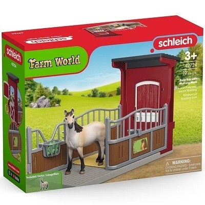 SCHLEICH 42724 BOX PRO KONĚ S KLISNOU MUSTANGA - Photo 4