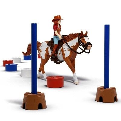 SCHLEICH 42775 Hannah s koněm a překážkami westernové dobrodružství - Photo 3