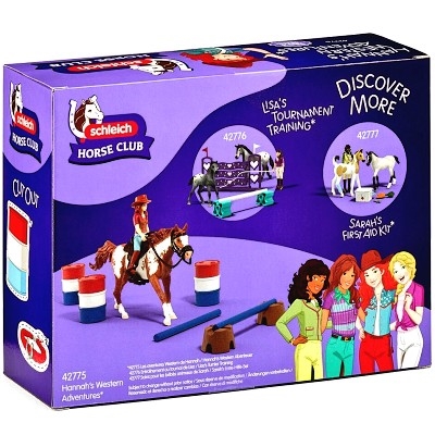 SCHLEICH 42775 Hannah s koněm a překážkami westernové dobrodružství - Photo 6