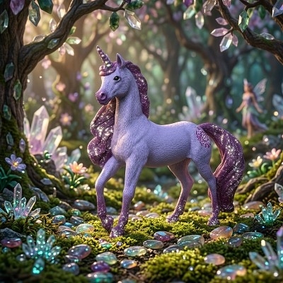 SCHLEICH 70893 JEDNOROŽEC ORCHID HŘEBEC - Photo 2