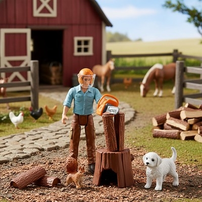 SCHLEICH 81475 Lesník POCKET SET - Photo 3