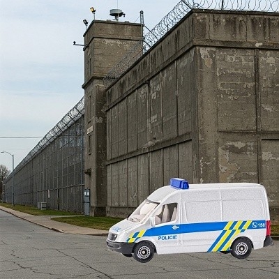 SIKU 0805061 CZECH EDITION POLICIE VAN - Photo 3