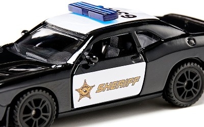 SIKU 1584 DODGE CHALLENGER SRT COUNTY SHERIFF - Photo 3