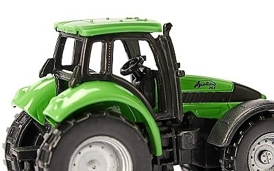 SIKU 1606 TRAKTOR DEUTZ-FAHR AGROTON SE SKLÁPĚCÍM PŘÍVĚSEM FORTUNA - Photo 4