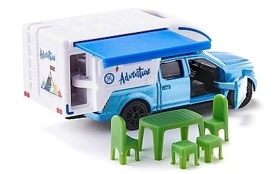 SIKU 1693 FORD F-150 PICK-UP S OBYTNOU NÁSTAVBOU - Photo 3