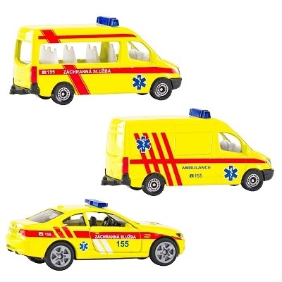 SIKU 1825061 CZECH EDITION AMBULANCE 3-PACK - Photo 1