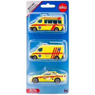 SIKU 1825061 CZECH EDITION AMBULANCE 3-PACK - Photo 2