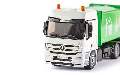 MERCEDES-BENZ ACTROS POPELÁŘSKÝ VŮZ S KONTEJNEREM - Photo 1