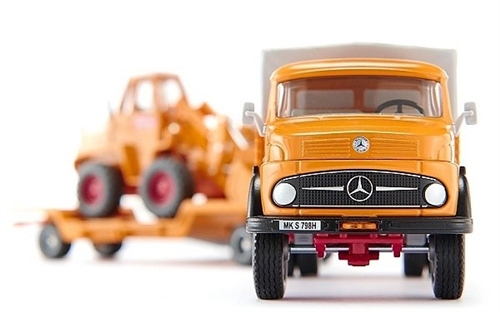 SIKU 4117 MERCEDES-BENZ 710 A KOLOVÝ NAKLADAČ KRAMER 411 BOLLING - Photo 5