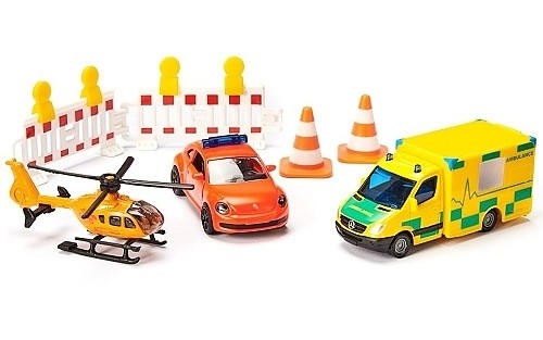 SIKU 6332 DÁRKOVÝ SET ZÁCHRANÁŘSKÉ VOZIDLA S PŘÍSLUŠENSTVÍM - Photo 4