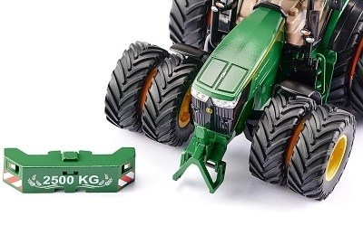 SIKU CONTROL 6735 TRAKTOR JOHN DEERE 7290R S DVOJITÝMI KOLY  - Photo 3