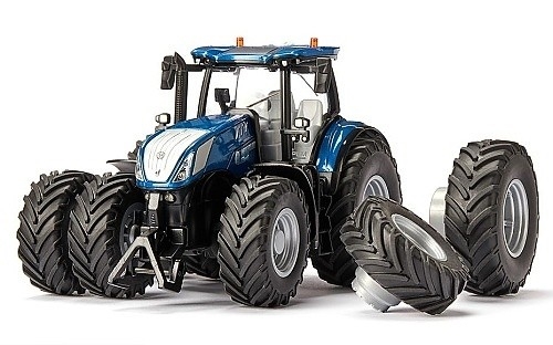 SIKU CONTROL 6738 TRAKTOR NEW HOLLAND T7.315 S DVOJITÝMI KOLY - Photo 3