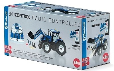 SIKU CONTROL 6798 NEW HOLLAND T7.315 S PŘEDNÍ LŽÍCÍ A DÁLKOVÝM OVLÁDÁNÍ A OVLÁDÁNÍM A OVLÁDÁNÍM BLUETOOTH - Photo 1