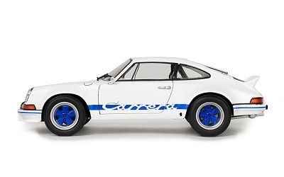 Porsche 911 RSR 1973 White / Blue Carrera Stripes - Photo 2