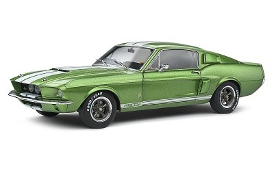 SHELBY GT500 1967 LIME GREEN/ WHITE STRIPES - Photo 1