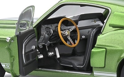 SHELBY GT500 1967 LIME GREEN/ WHITE STRIPES - Photo 6