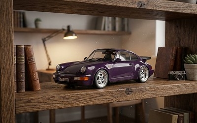 Porsche 911 (964) Turbo 1990 Violet Blue Metallic - Photo 1
