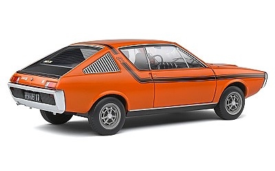 RENAULT 17 TS 1973 ORANGE 331 / BLACK STRIPES - Photo 3