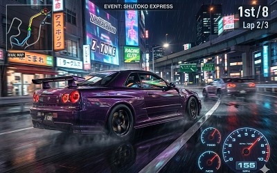 Nissan Skyline GT-R (BNR34) Z-TUNE 1999 midnight purple - Photo 1